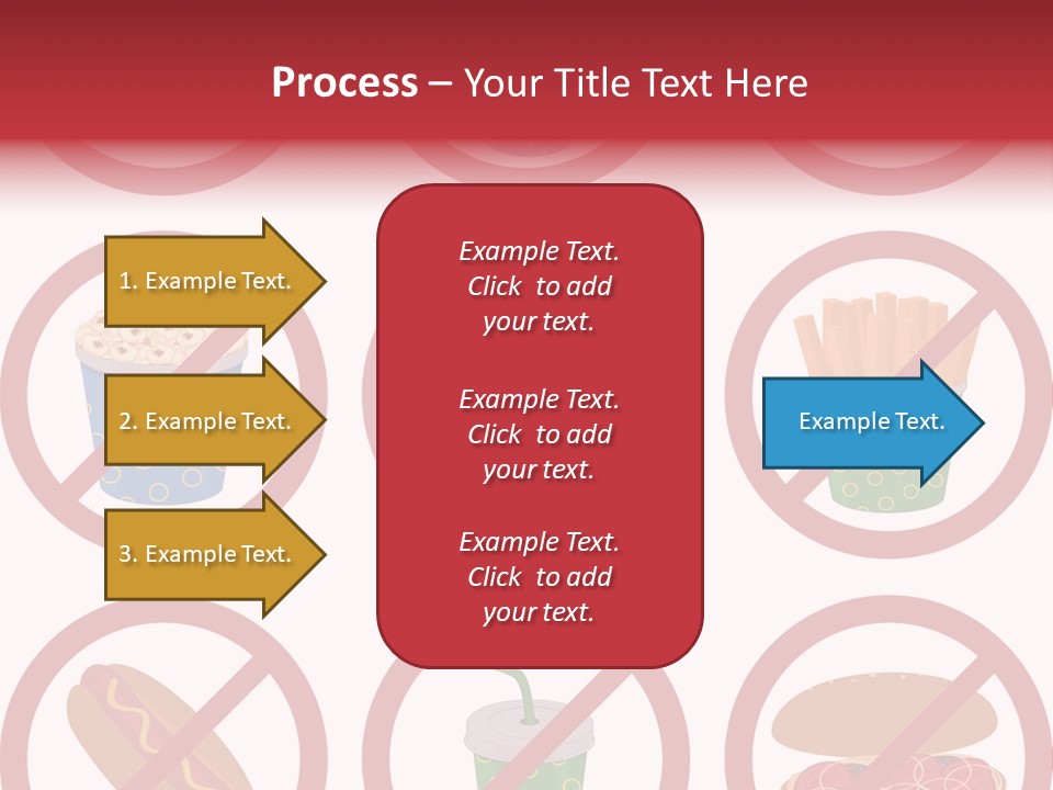 Burger Restriction Drink PowerPoint Template