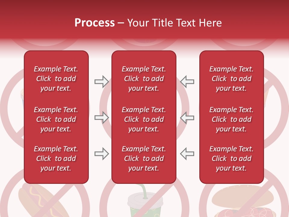 Burger Restriction Drink PowerPoint Template