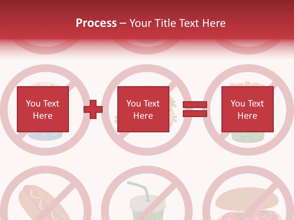 Burger Restriction Drink PowerPoint Template