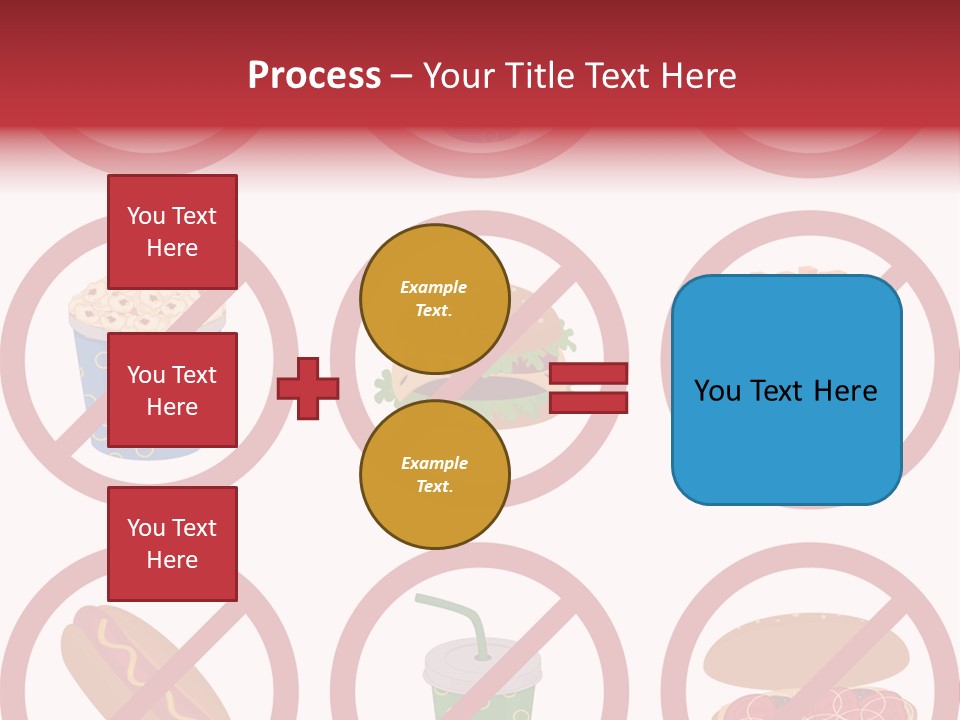Burger Restriction Drink PowerPoint Template