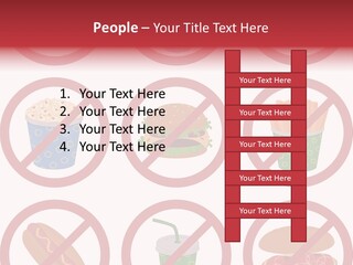 Burger Restriction Drink PowerPoint Template