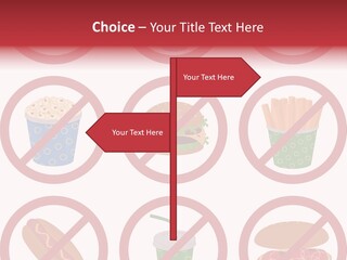 Burger Restriction Drink PowerPoint Template