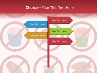 Burger Restriction Drink PowerPoint Template