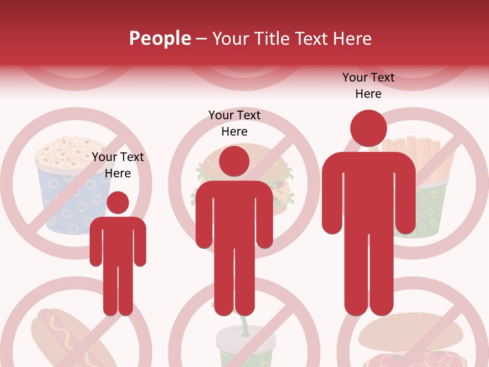 Burger Restriction Drink PowerPoint Template