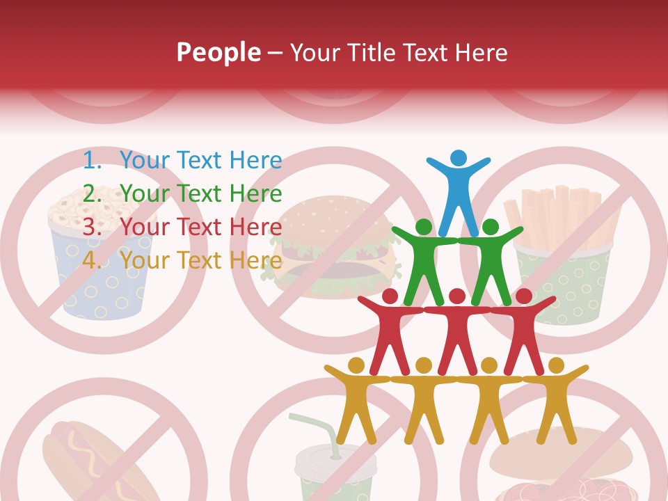 Burger Restriction Drink PowerPoint Template