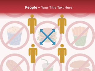 Burger Restriction Drink PowerPoint Template