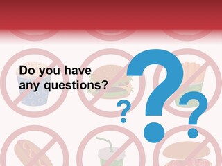 Burger Restriction Drink PowerPoint Template