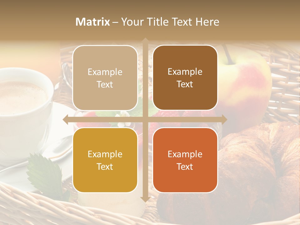 Symbol Vector Hamburger PowerPoint Template