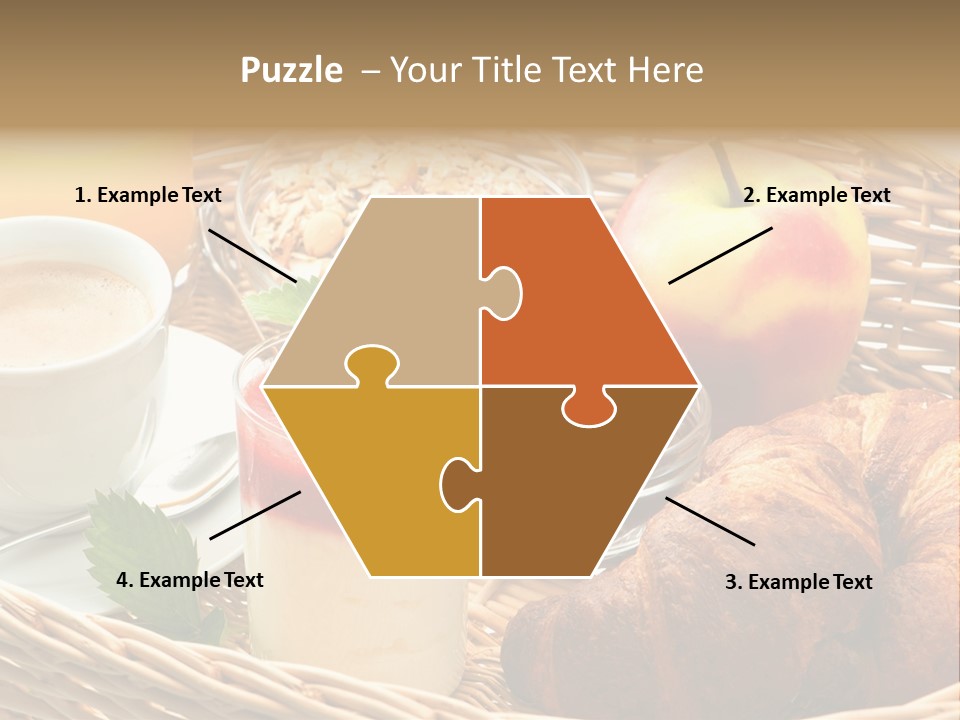 Symbol Vector Hamburger PowerPoint Template