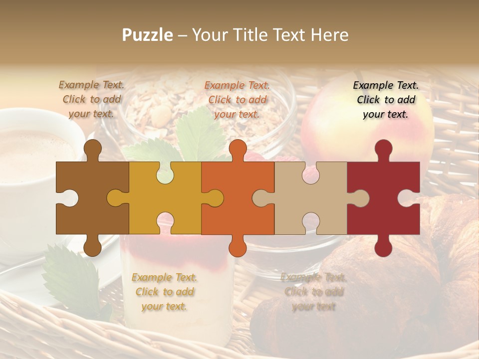 Symbol Vector Hamburger PowerPoint Template