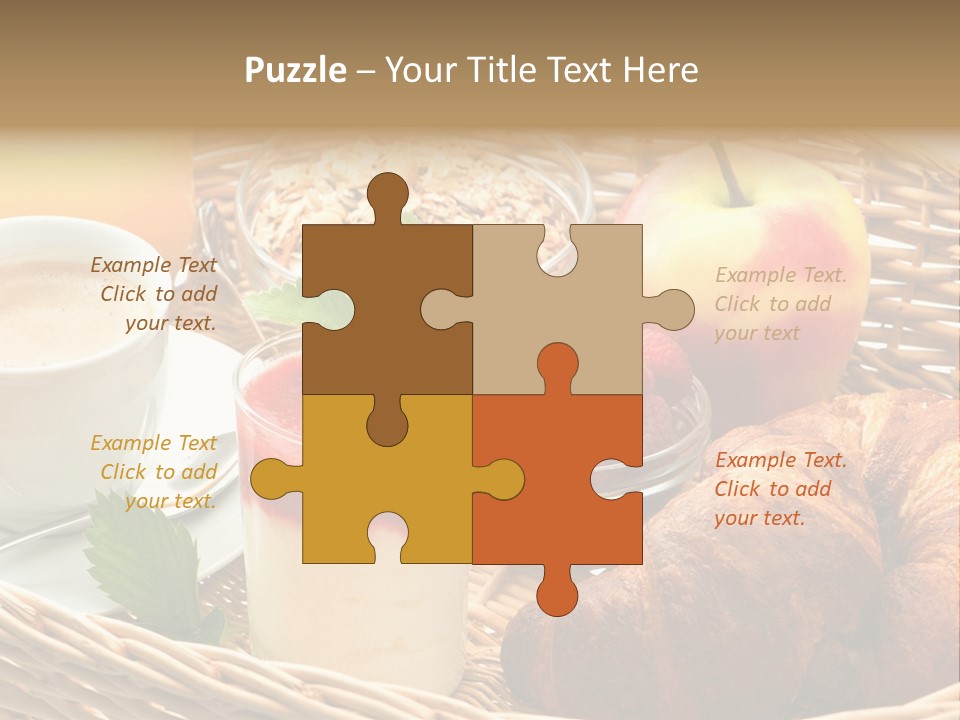 Symbol Vector Hamburger PowerPoint Template