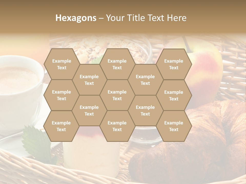 Symbol Vector Hamburger PowerPoint Template