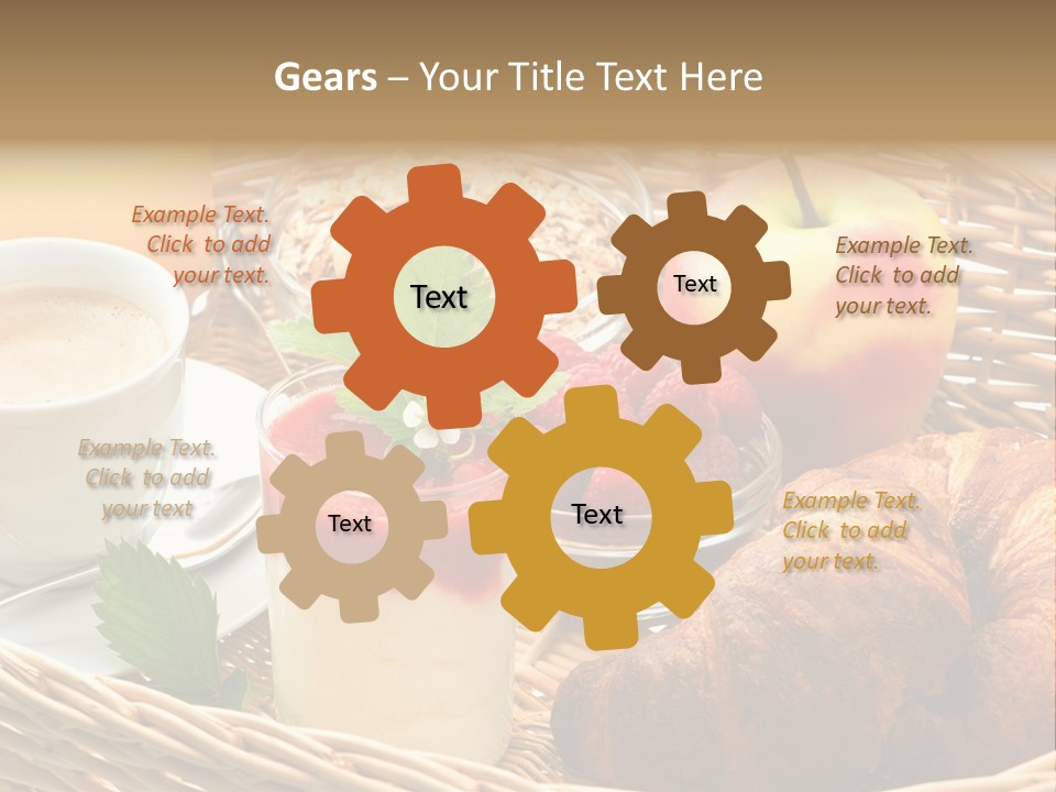 Symbol Vector Hamburger PowerPoint Template