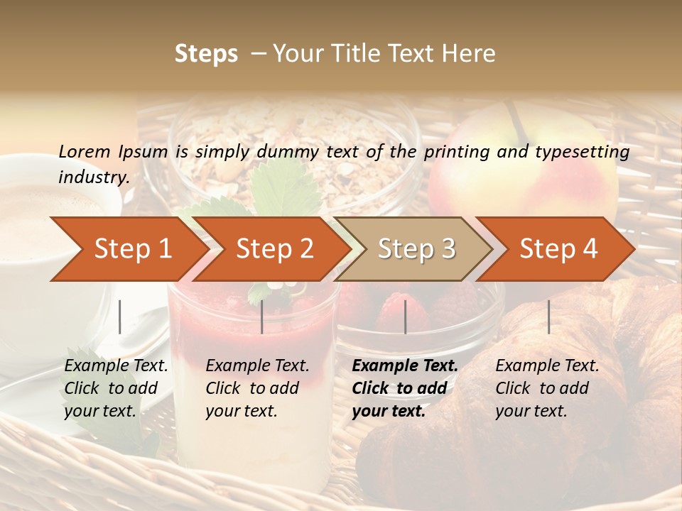 Symbol Vector Hamburger PowerPoint Template