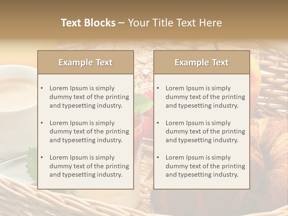 Symbol Vector Hamburger PowerPoint Template