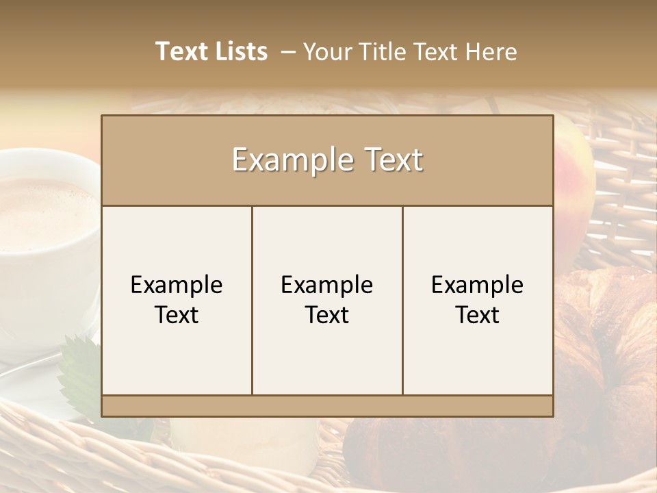 Symbol Vector Hamburger PowerPoint Template