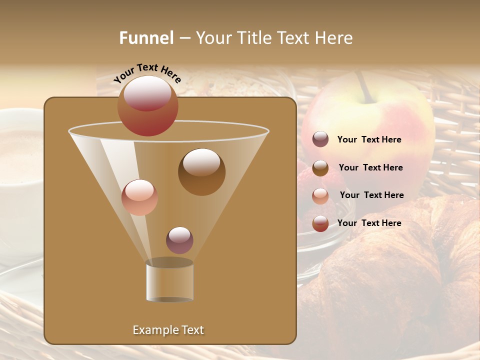 Symbol Vector Hamburger PowerPoint Template