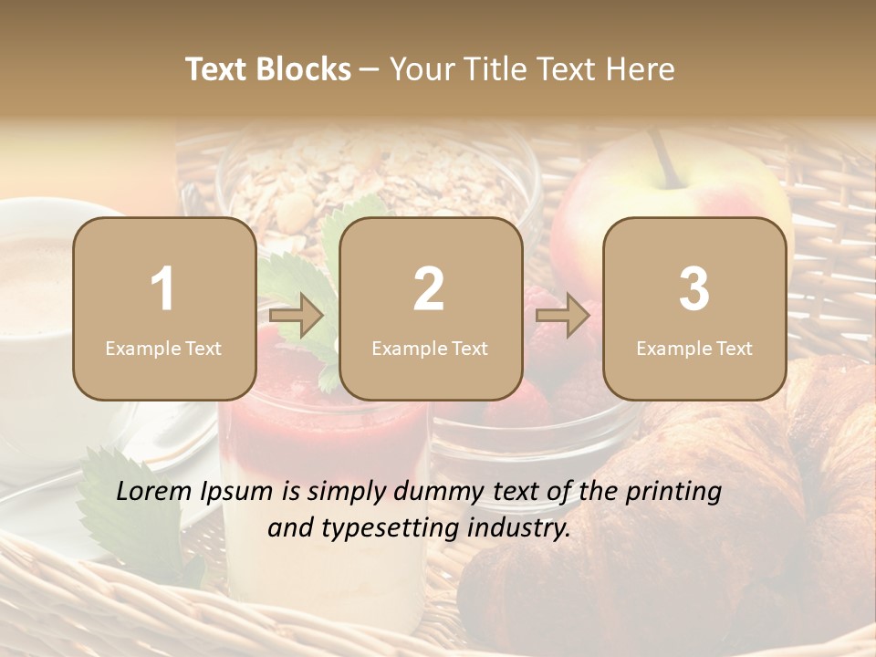 Symbol Vector Hamburger PowerPoint Template