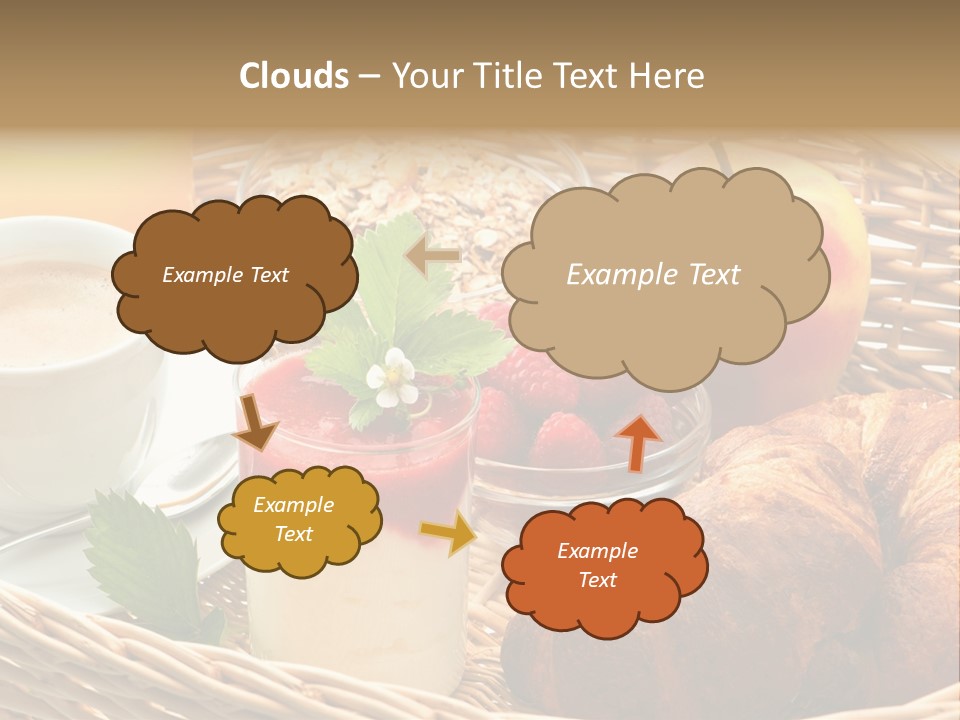 Symbol Vector Hamburger PowerPoint Template