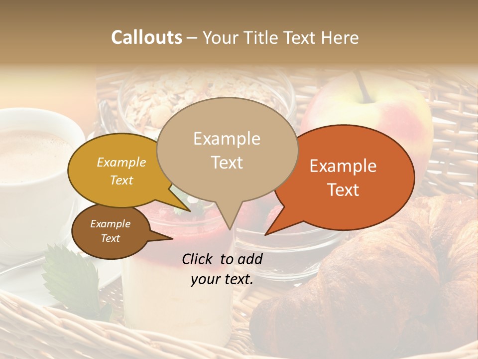 Symbol Vector Hamburger PowerPoint Template