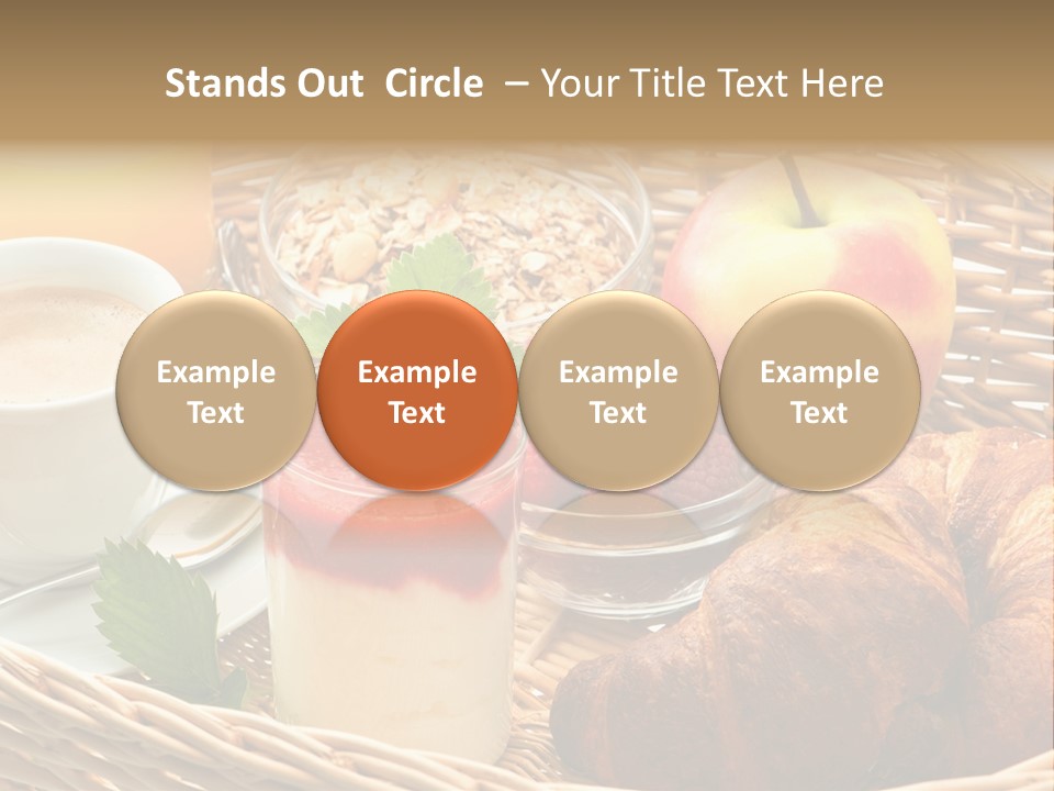 Symbol Vector Hamburger PowerPoint Template