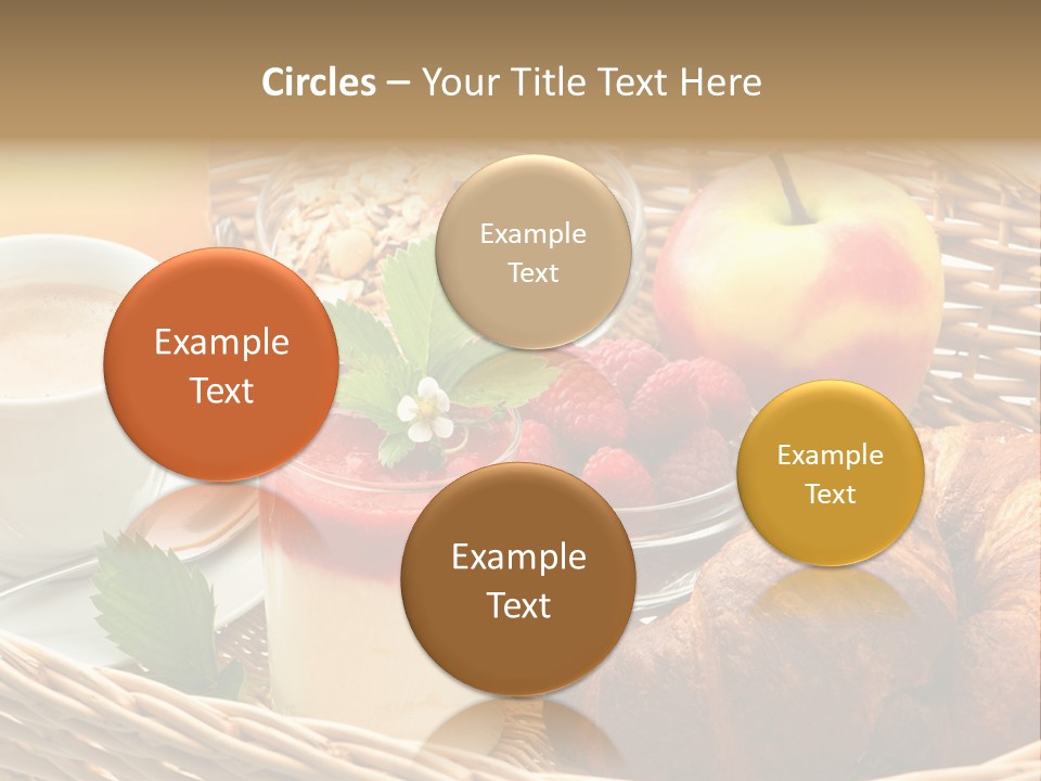 Symbol Vector Hamburger PowerPoint Template