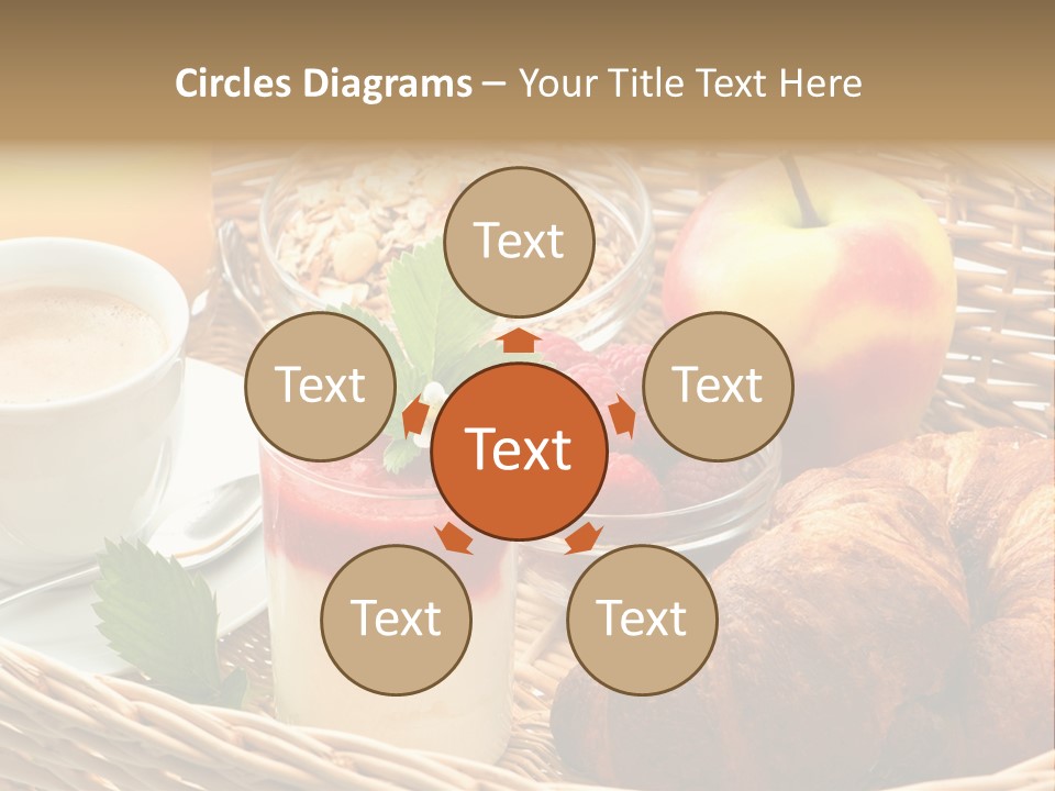 Symbol Vector Hamburger PowerPoint Template