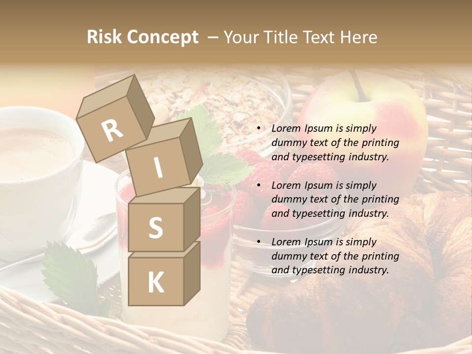 Symbol Vector Hamburger PowerPoint Template