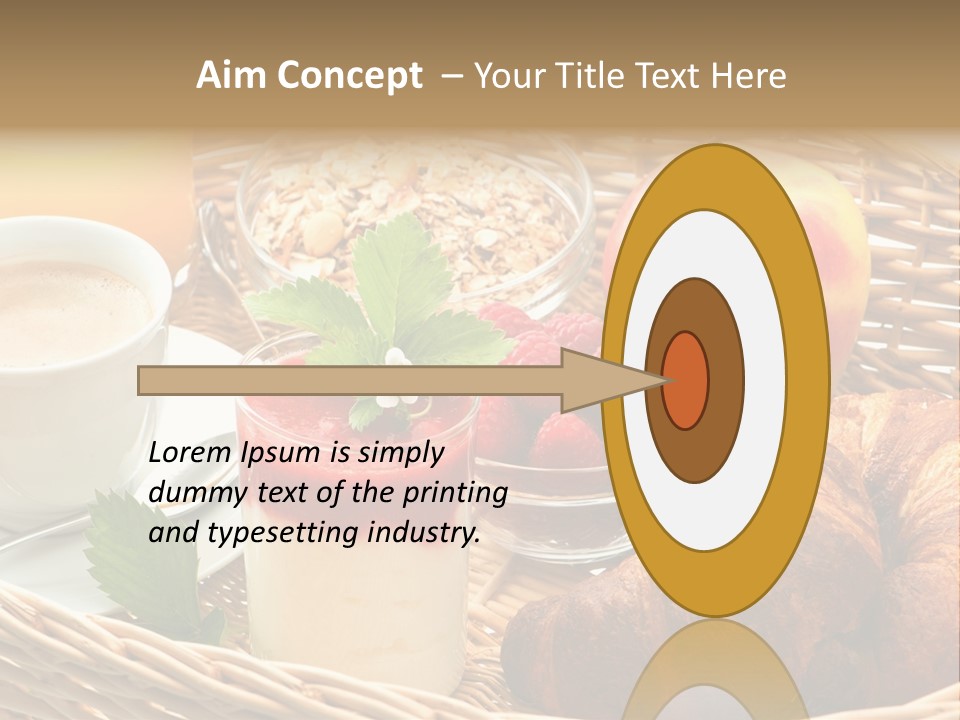 Symbol Vector Hamburger PowerPoint Template