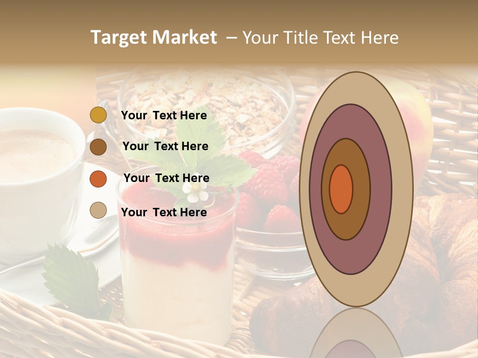 Symbol Vector Hamburger PowerPoint Template