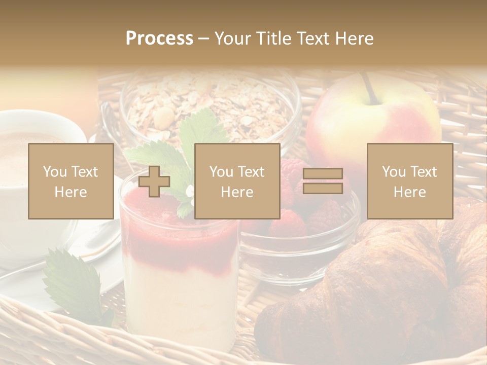 Symbol Vector Hamburger PowerPoint Template