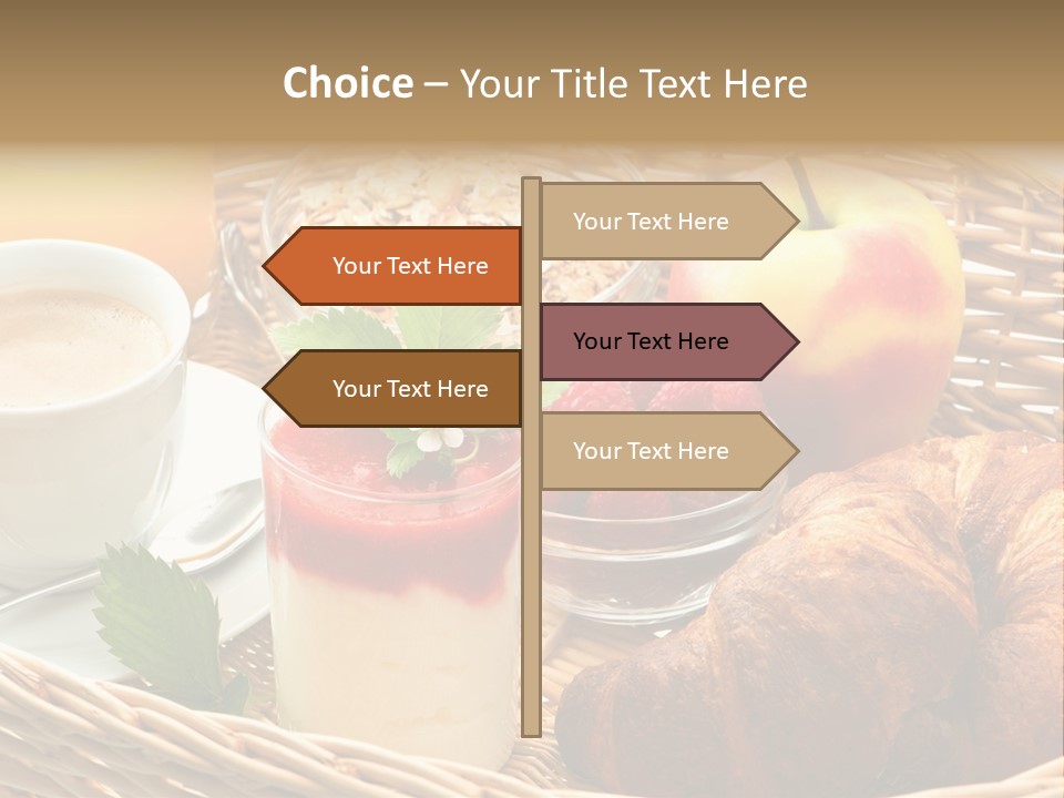 Symbol Vector Hamburger PowerPoint Template