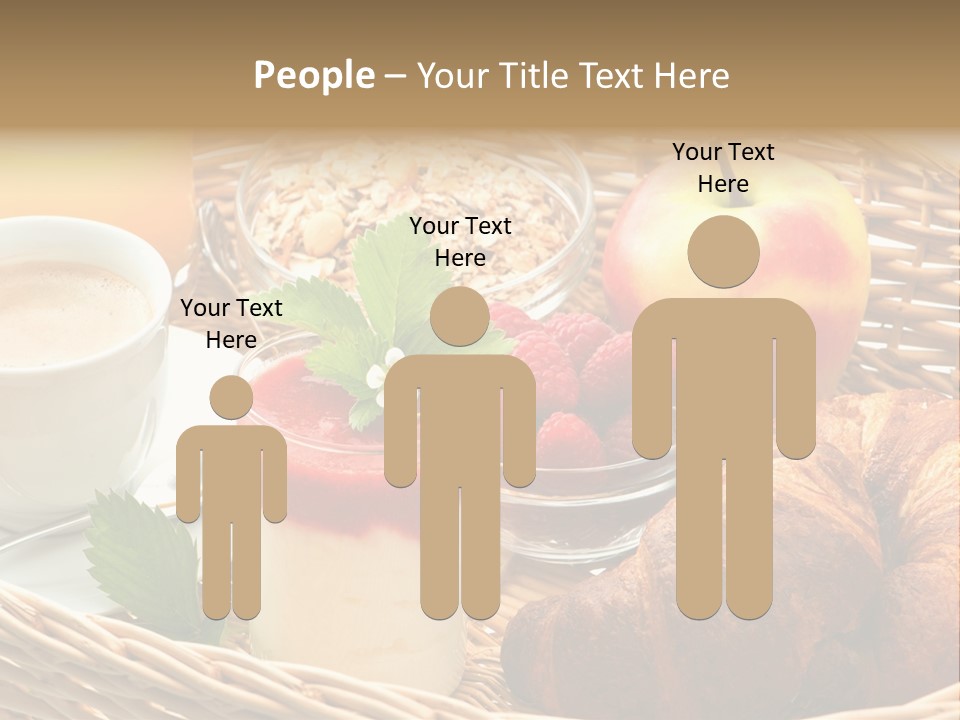 Symbol Vector Hamburger PowerPoint Template