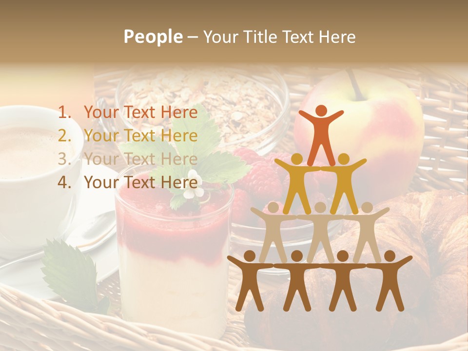 Symbol Vector Hamburger PowerPoint Template