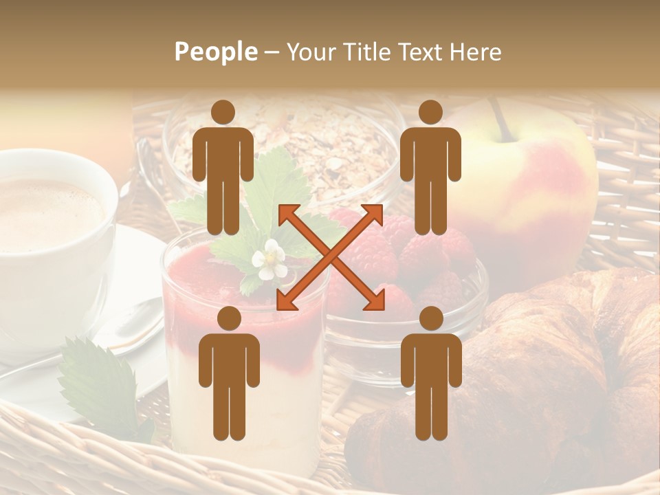 Symbol Vector Hamburger PowerPoint Template