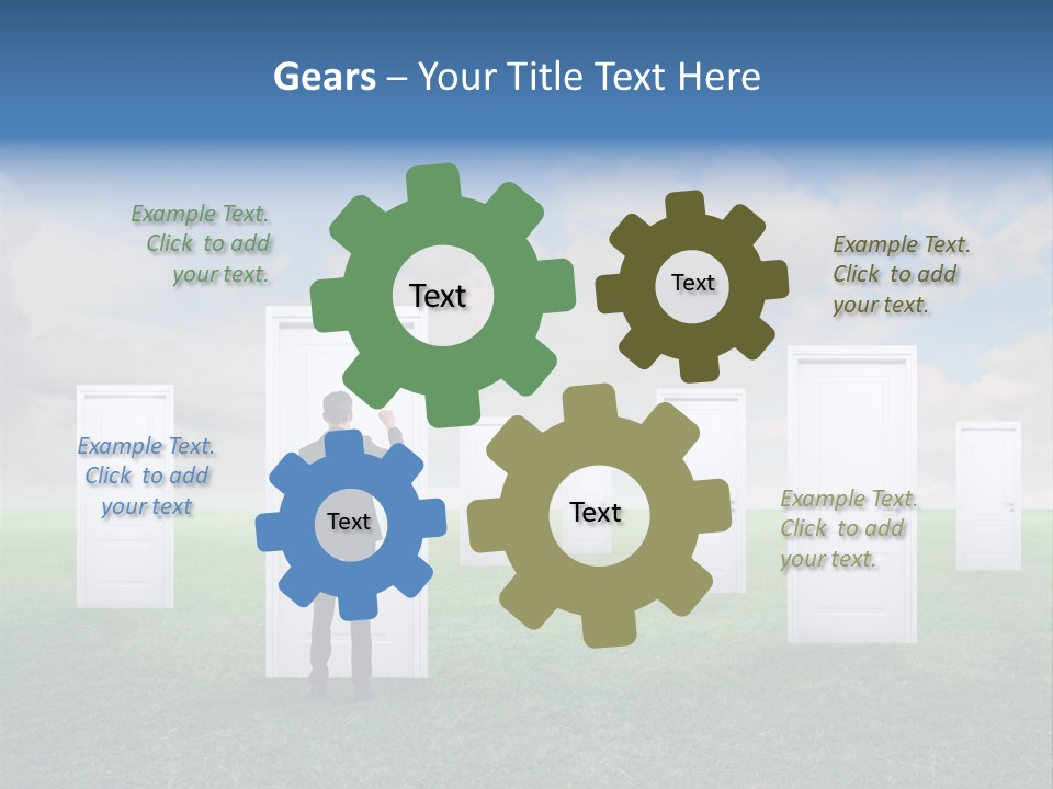 Healthy Lifestyle French Fries Warning PowerPoint Template