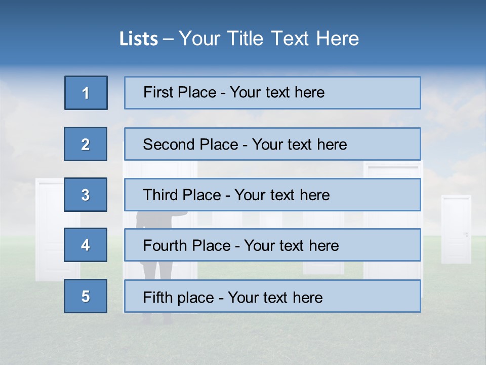 Healthy Lifestyle French Fries Warning PowerPoint Template