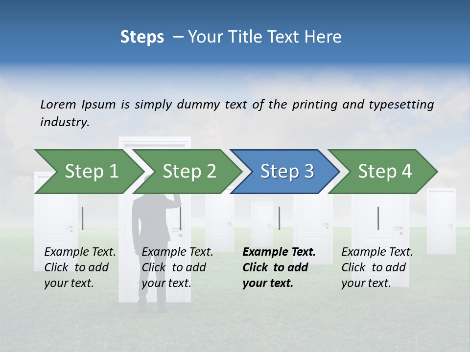 Healthy Lifestyle French Fries Warning PowerPoint Template