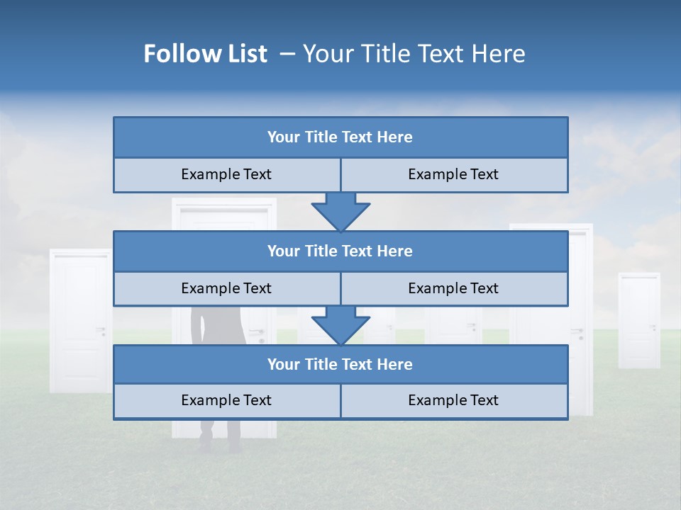 Healthy Lifestyle French Fries Warning PowerPoint Template