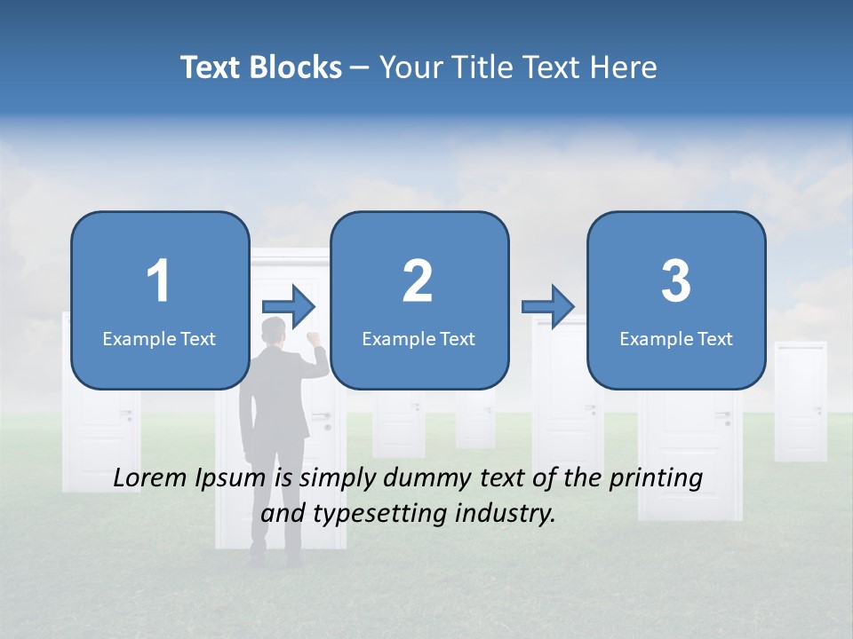 Healthy Lifestyle French Fries Warning PowerPoint Template