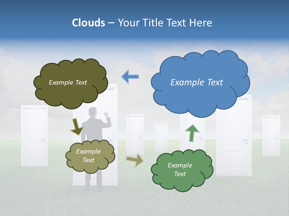Healthy Lifestyle French Fries Warning PowerPoint Template