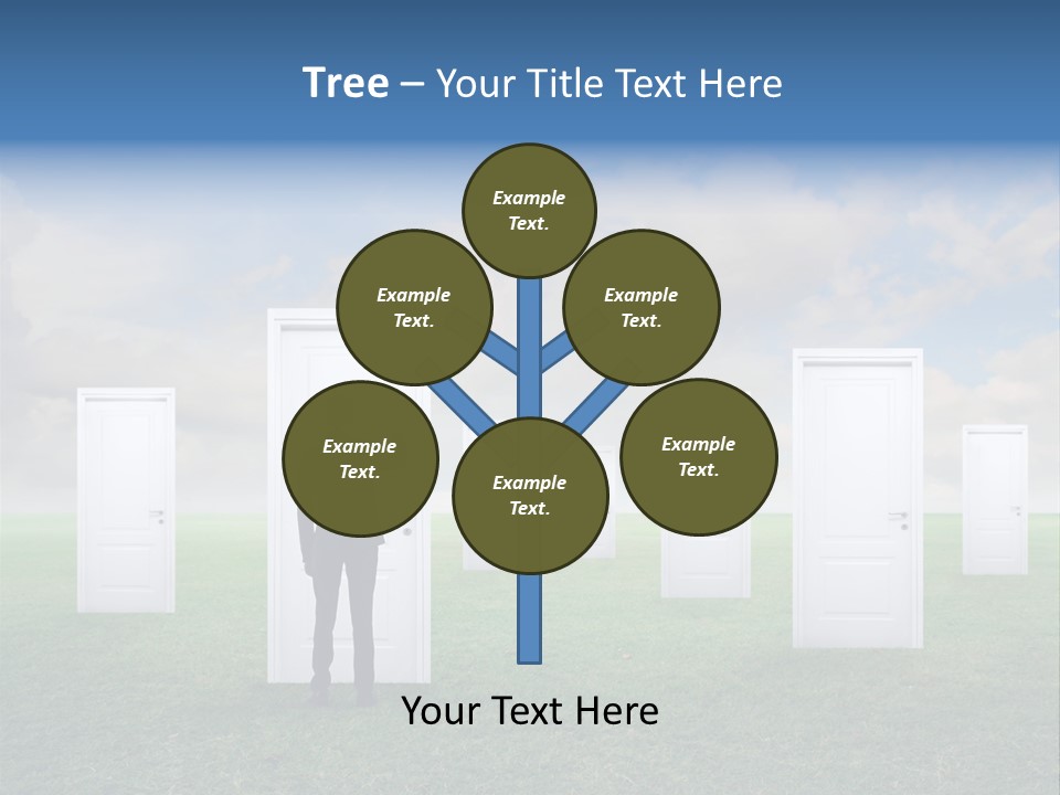 Healthy Lifestyle French Fries Warning PowerPoint Template