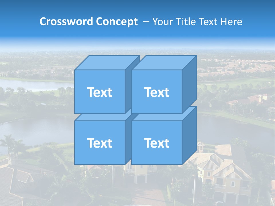 Bay Beach Cove PowerPoint Template