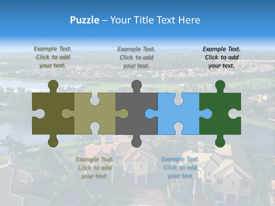 Bay Beach Cove PowerPoint Template