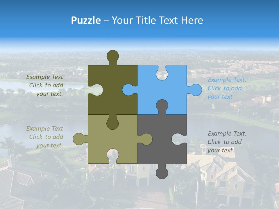 Bay Beach Cove PowerPoint Template