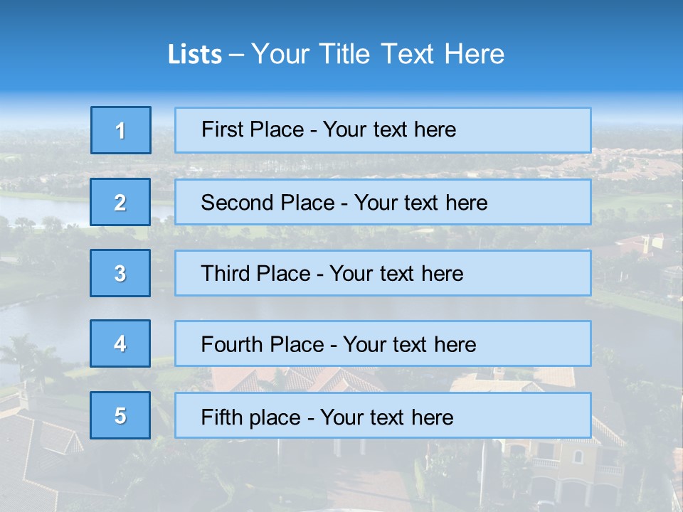 Bay Beach Cove PowerPoint Template
