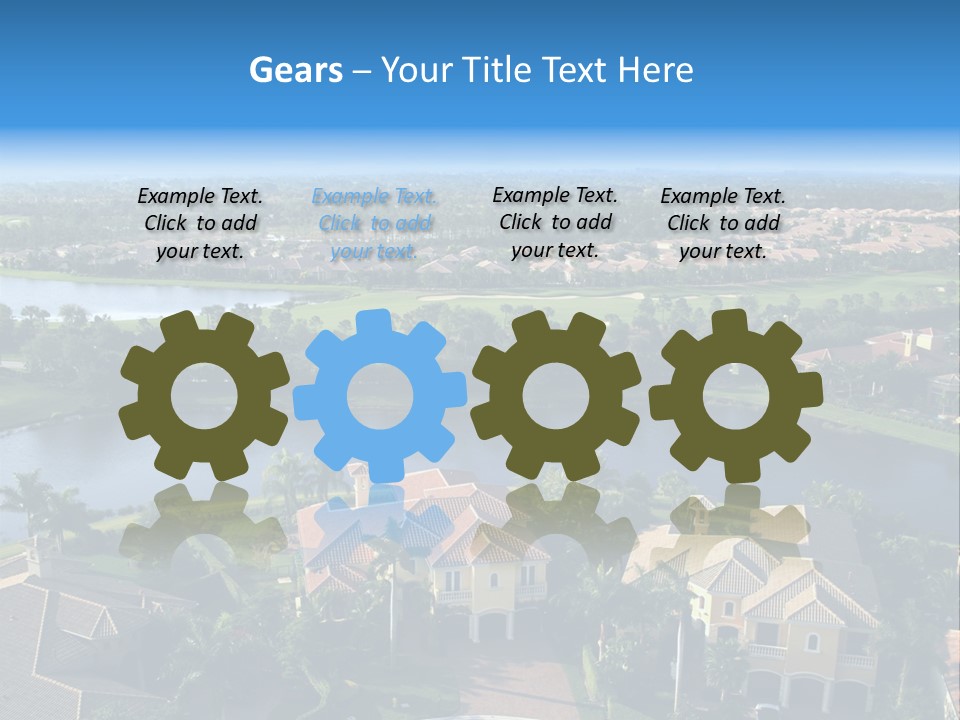 Bay Beach Cove PowerPoint Template