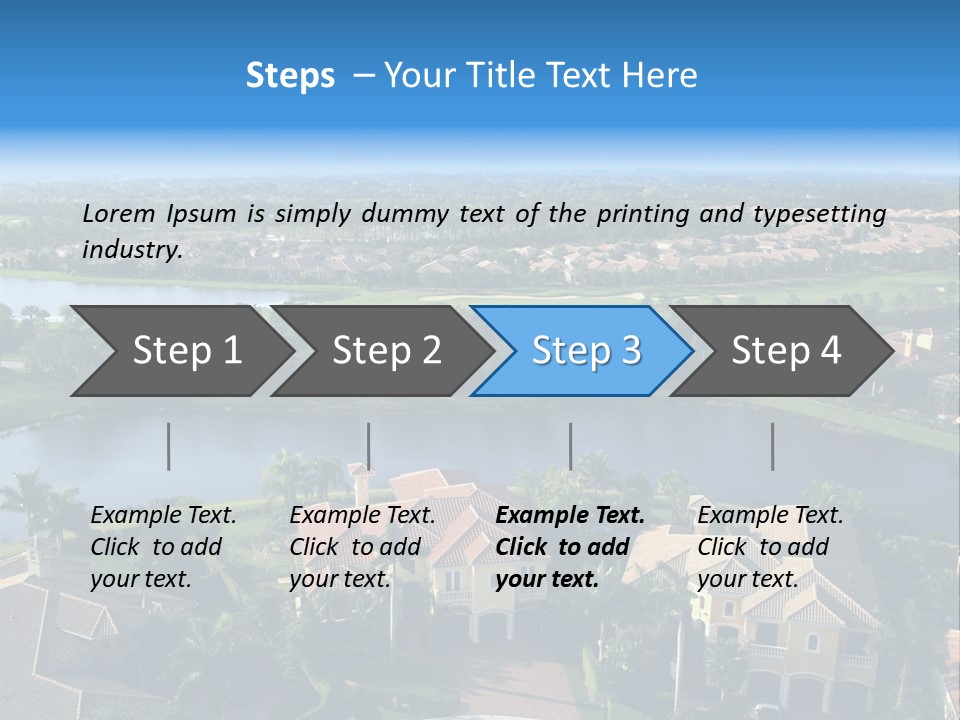 Bay Beach Cove PowerPoint Template