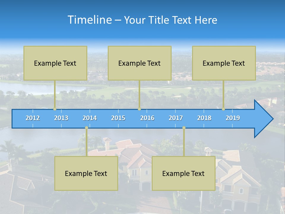 Bay Beach Cove PowerPoint Template
