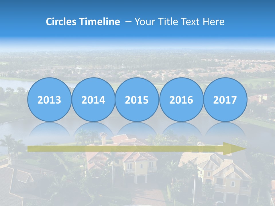 Bay Beach Cove PowerPoint Template